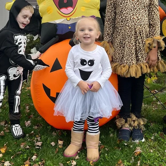 Toddler Girl Ghost Costume - Picture 8 of 8